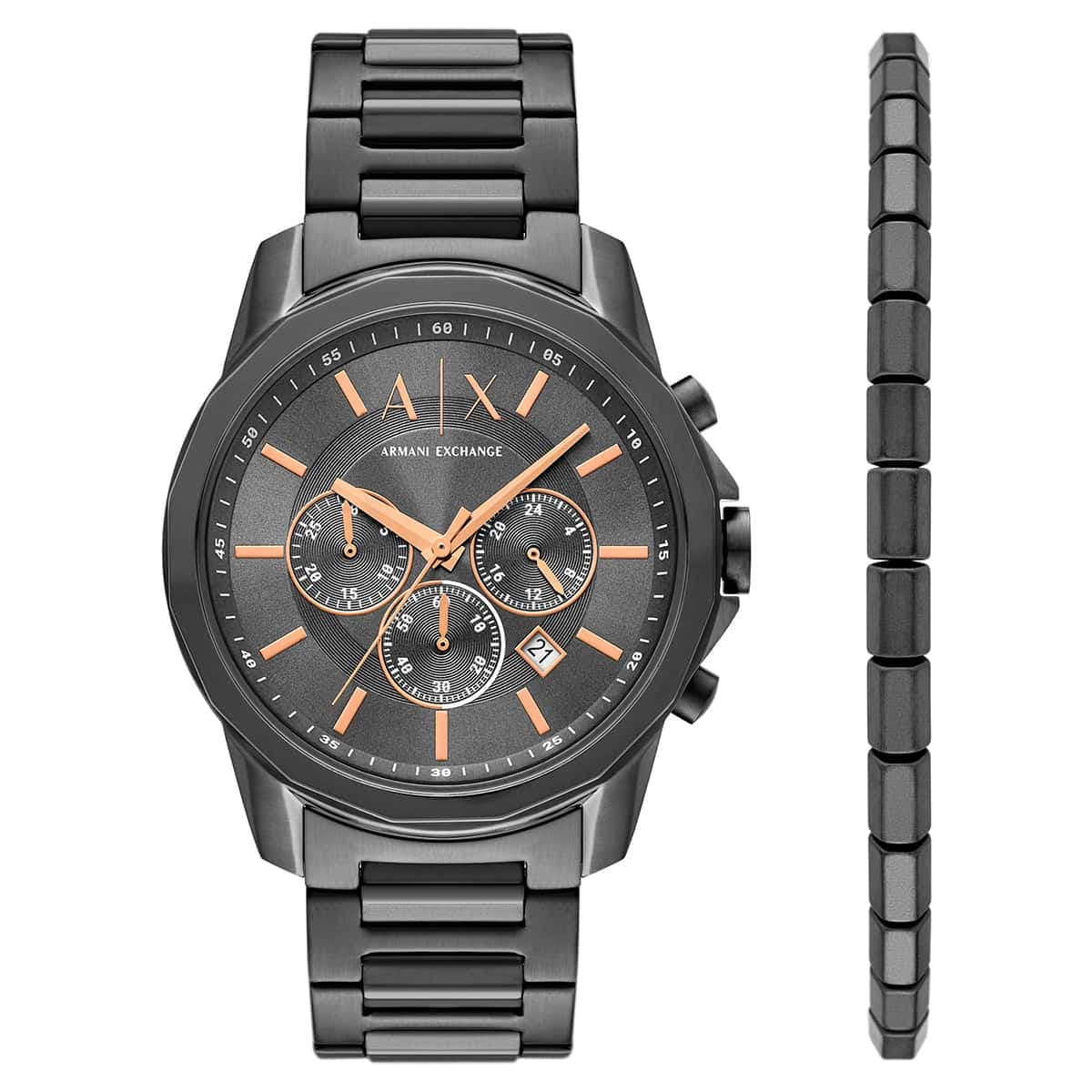 Armani Exchange Машки Накит Нараквица AX7170SET